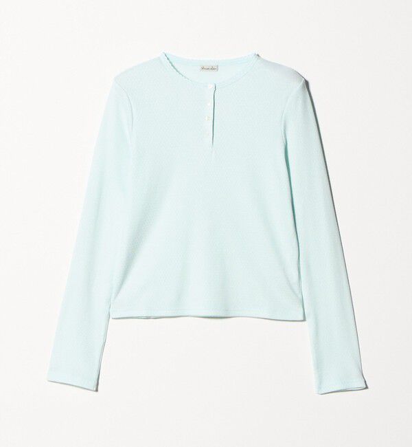 STEVEN ALAN「＜Steven Alan＞ドット リブ ヘンリーネック カットソー」|Tシャツ・カットソー|