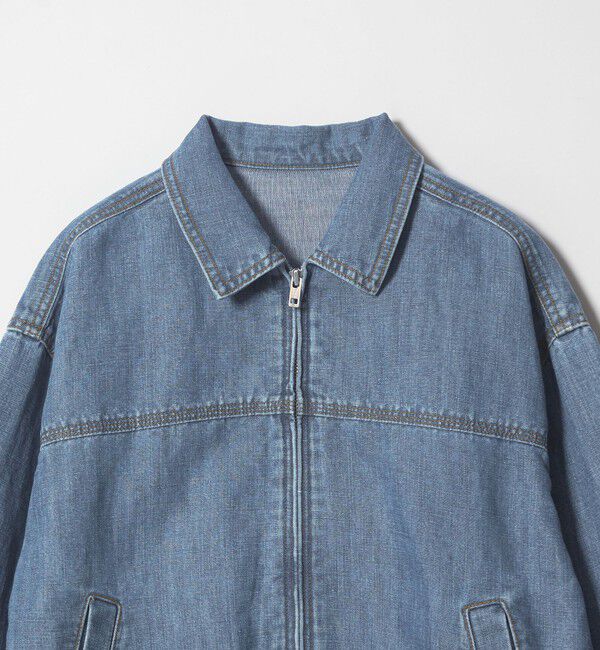 STEVEN ALAN「＜Steven Alan＞ライト デニム ジップ ブルゾン」|デニムジャケット|