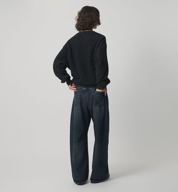 MONKEY TIME「ウォッシュド ワッフル クルーネック」|Tシャツ・カットソー|