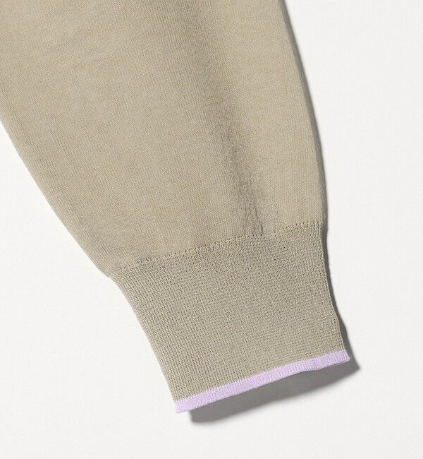 BEAUTY&YOUTH UNITED ARROWS「ライン クルーネック カーディガン ウォッシャブル」|カーディガン|