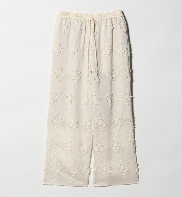 BEAUTY&YOUTH UNITED ARROWS「セルロースナイロン エンブロイダリー イージーパンツ」|その他|