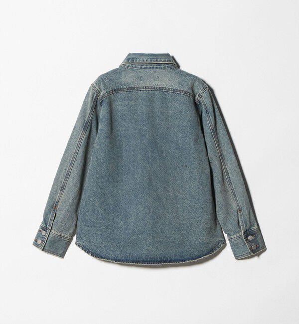 ATTISESSION「＜ATTISESSION＞ダーティ フィニッシュ デニム シャツ」|シャツ・ブラウス|