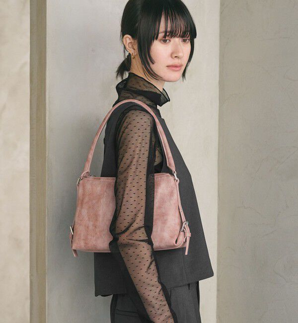 BEAUTY&YOUTH UNITED ARROWS「【WEB限定 Wardrobe DAILY MINIMAL】ドット チュールタートルネックプルオーバー ウォッシャブル」|Tシャツ・カットソー|