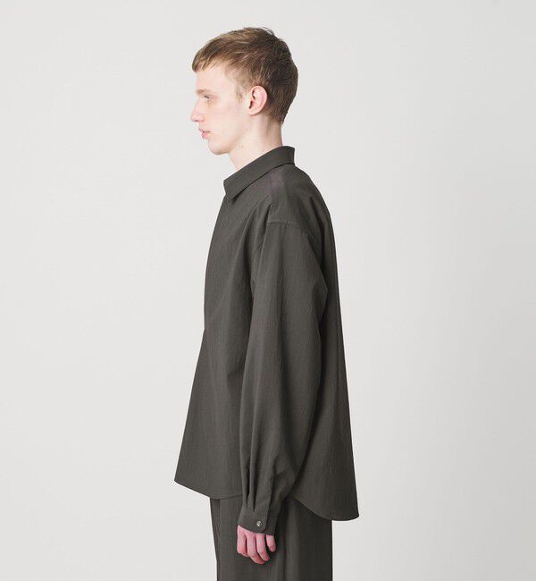 MONKEY TIME「RENU TROシリーズ ディープ Vネック プルオーバー シャツ -セットアップ対応-」|シャツ・ブラウス|