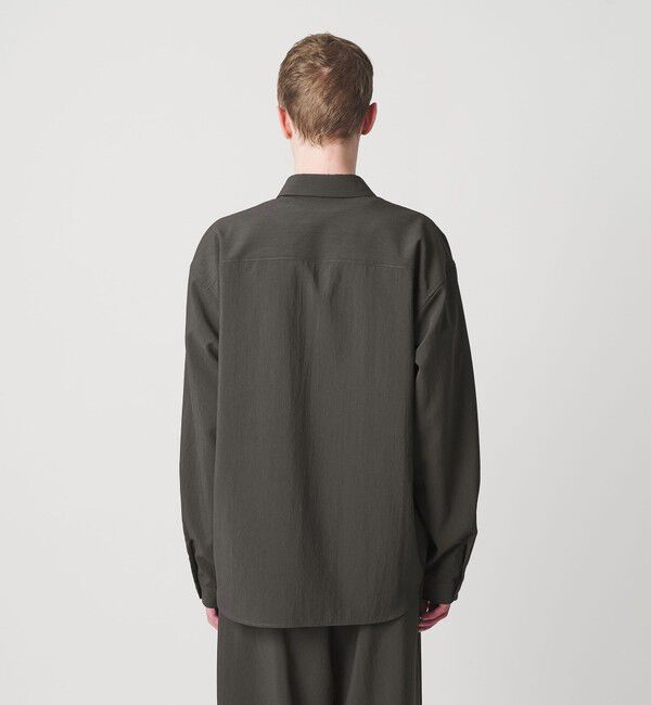 MONKEY TIME「RENU TROシリーズ ディープ Vネック プルオーバー シャツ -セットアップ対応-」|シャツ・ブラウス|