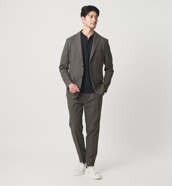 BEAUTY&YOUTH UNITED ARROWS「【WEB限定 WARDROBE SMART】ライト オックスフォード セットアップ/ジャケット＆イージーパンツ」|スーツ|MD.GRAY