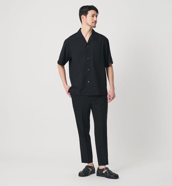 BEAUTY&YOUTH UNITED ARROWS「【WEB限定 WARDROBE SMART】 Reflax オープンカラー シャツ」|シャツ・ブラウス|
