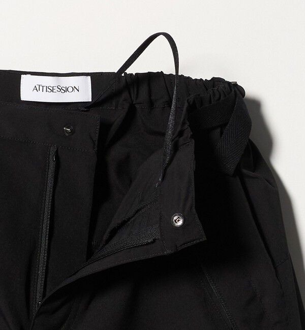 ATTISESSION「＜ATTISESSION＞フィールド クロップド パンツ」|チノ|