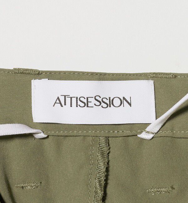 ATTISESSION「＜ATTISESSION＞フィールド クロップド パンツ」|チノ|