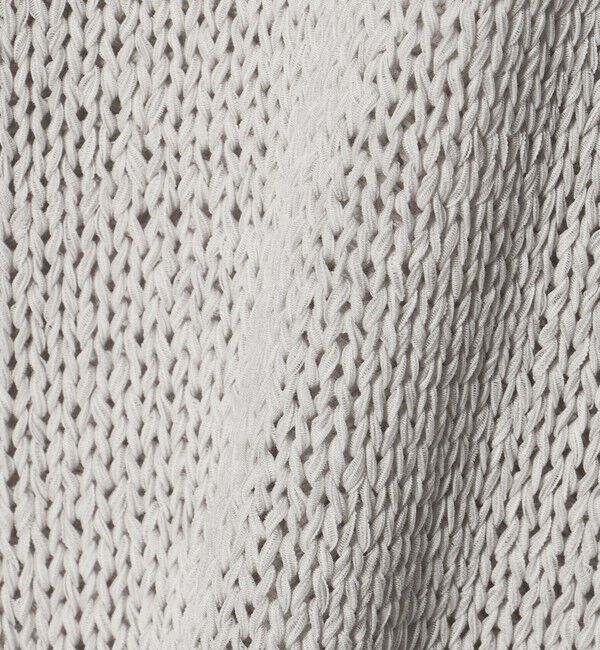 BEAUTY&YOUTH UNITED ARROWS「テープヤーン スキッパー ショートスリーブ ニット ウォッシャブル」|ニット・セーター|