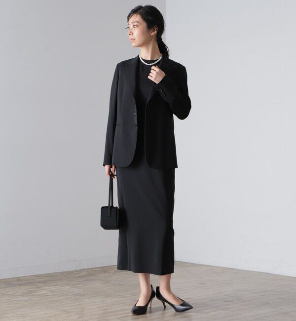 Demi-Luxe BEAMS 「AK+1 / スーパーブラック ワンピース」|ワンピース|