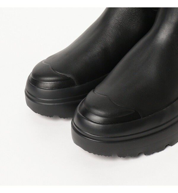 Ray BEAMS 「HUNTER / リファインド エクスプローラー プルオン レザー ブーツ」|ロングブーツ|