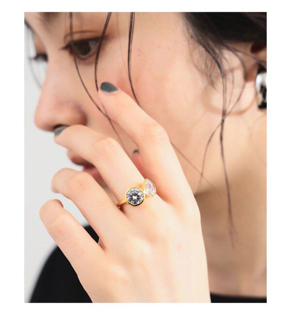 Demi-Luxe BEAMS 「MARIA BLACK / You&Me リング イエローゴールド」|その他|GOLD