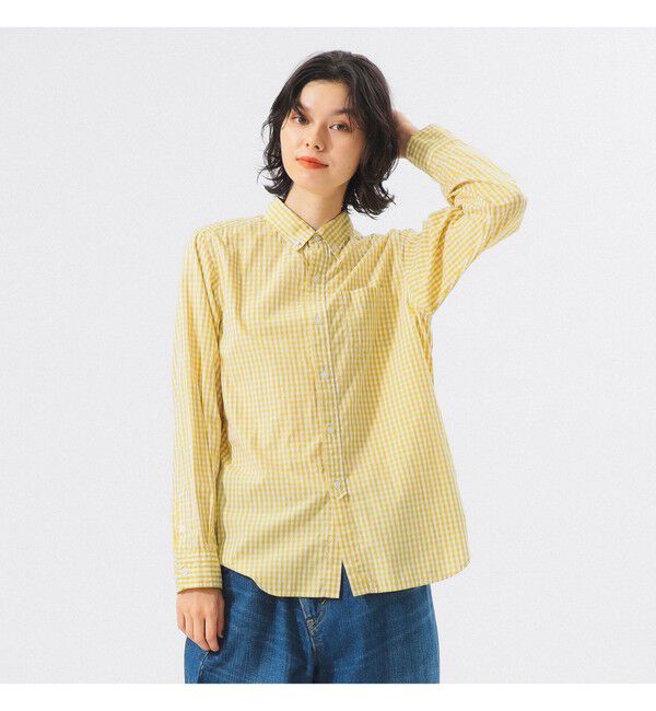 BEAMSBOY「100/2 ギンガムチェック ボタンダウン シャツ ＜定番 / オフィスカジュアル＞」|シャツ・ブラウス|