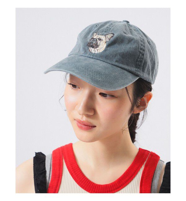 BEAMSBOY「Superior Stitch Embroidery / DOG 刺繍 CAP」|その他|French-Bulldog
