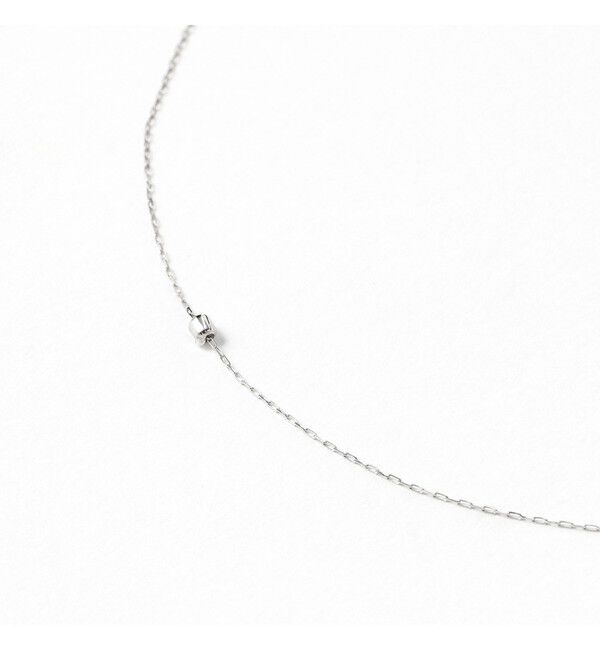 Demi-Luxe BEAMS 「wePERM / スターリングライトチェーン 2ビーズ ネックレス シルバー」|その他|