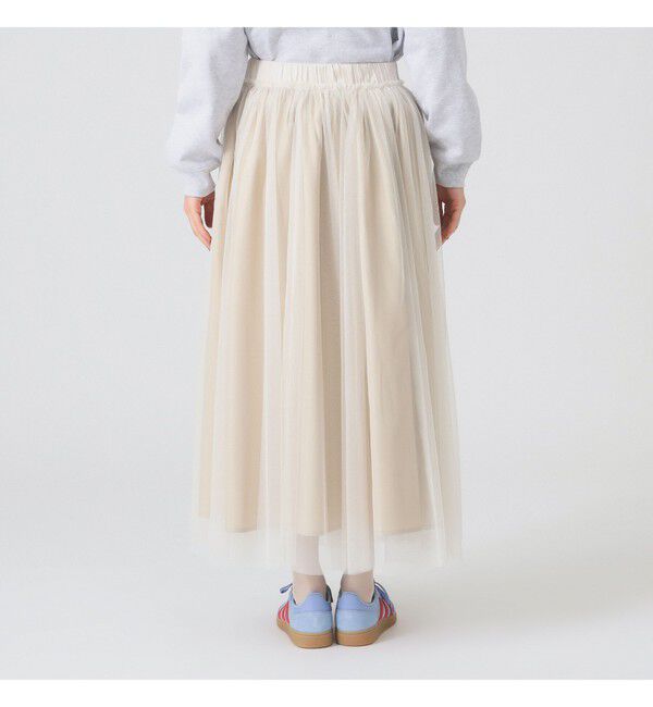 Ray BEAMS 「チュール ギャザー スカート」|スカート|