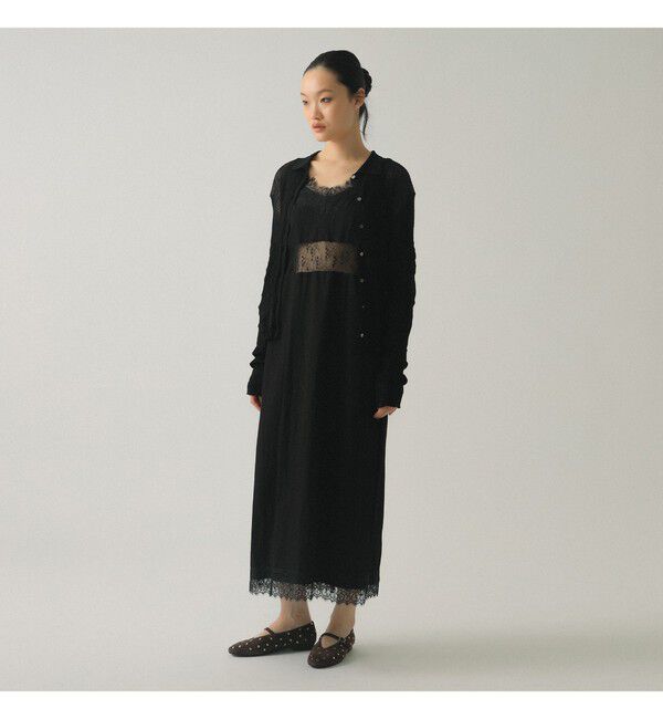 Ray BEAMS 「レース キリカエ キャミワンピース」|ワンピース|