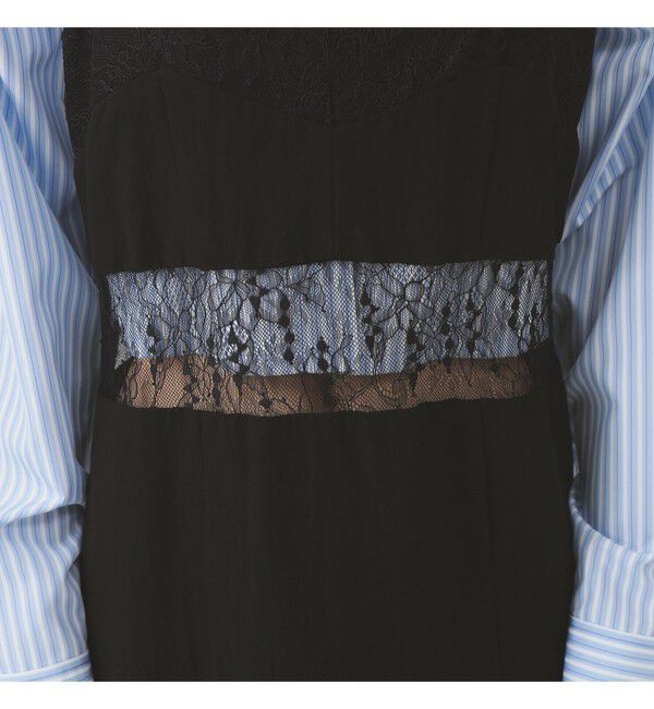 Ray BEAMS 「レース キリカエ キャミワンピース」|ワンピース|