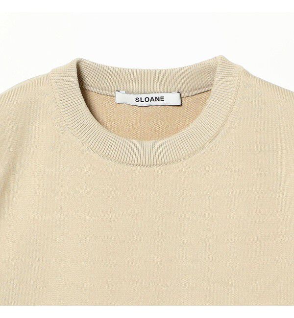 Demi-Luxe BEAMS 「SLOANE / 18ゲージ 天竺 クルーネック ノースリーブ ニット」|ニット・セーター|