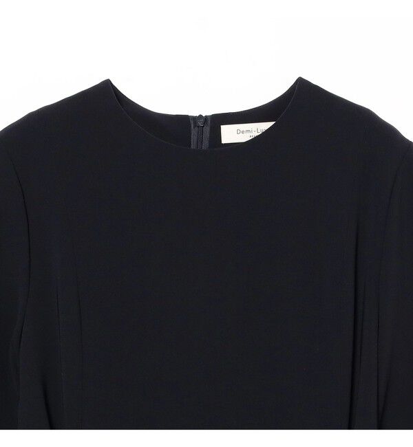 Demi-Luxe BEAMS 「トリアセ ベルテッド ワンピース」|ワンピース|