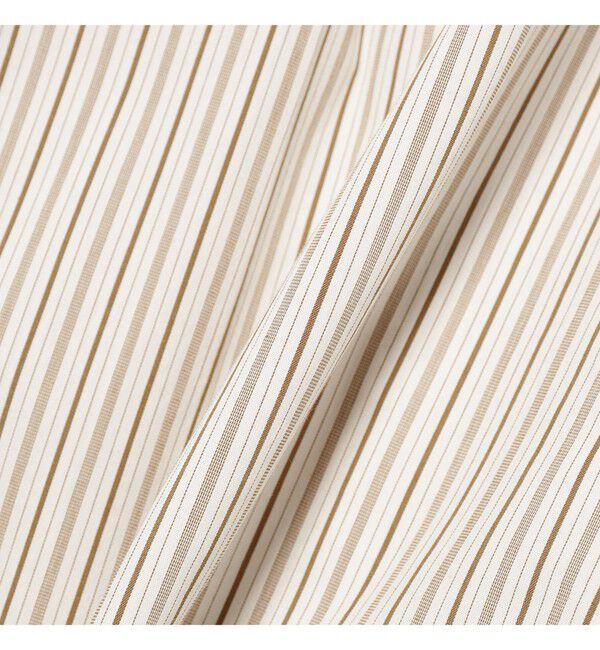 Ray BEAMS 「ストライプ ジップ シャツ ハーフスリーブ」|シャツ・ブラウス|