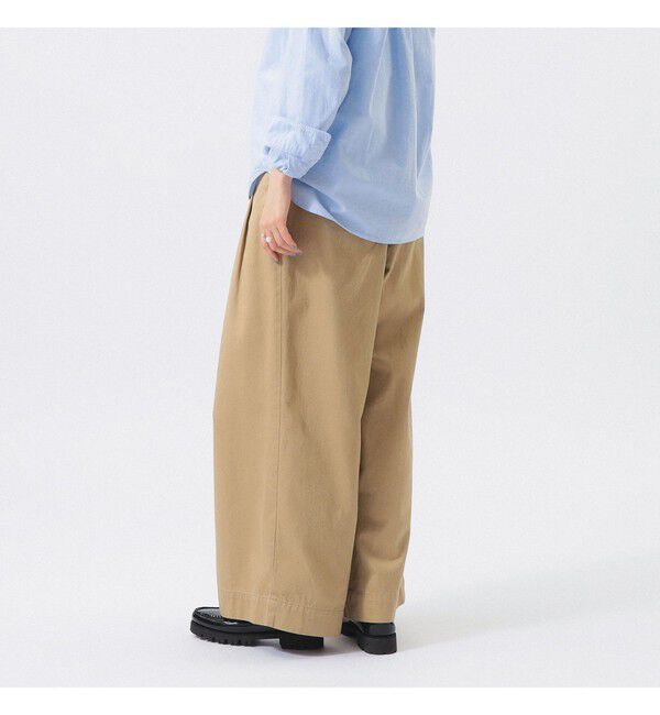 BEAMSBOY「ワイド タック チノ パンツ」|チノ|