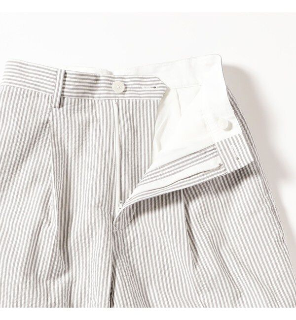 BEAMSBOY「シアサッカー スラックス」|スラックス|