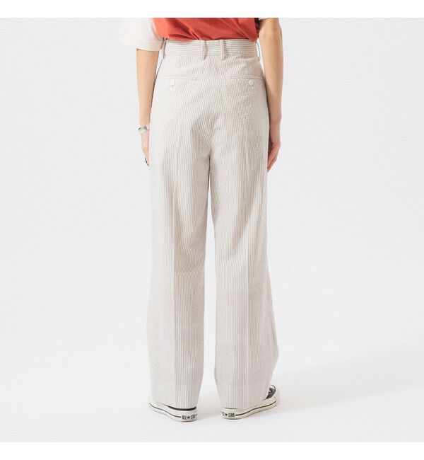 BEAMSBOY「シアサッカー スラックス」|スラックス|