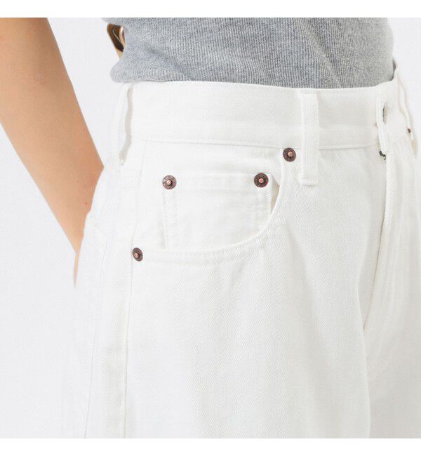 BEAMSBOY「ワイド デニム パンツ」|チノ|