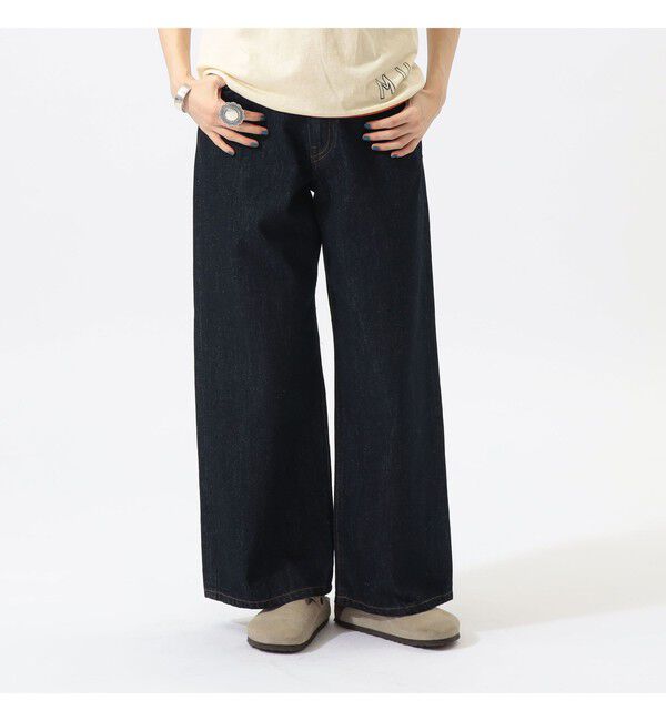 BEAMSBOY「ワイド デニム パンツ」|チノ|INDIGO