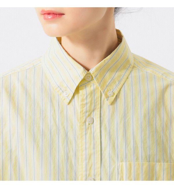 BEAMSBOY「ドビー ストライプ ビッグ BDシャツ ＜定番 / オンオフ兼用＞」|シャツ・ブラウス|