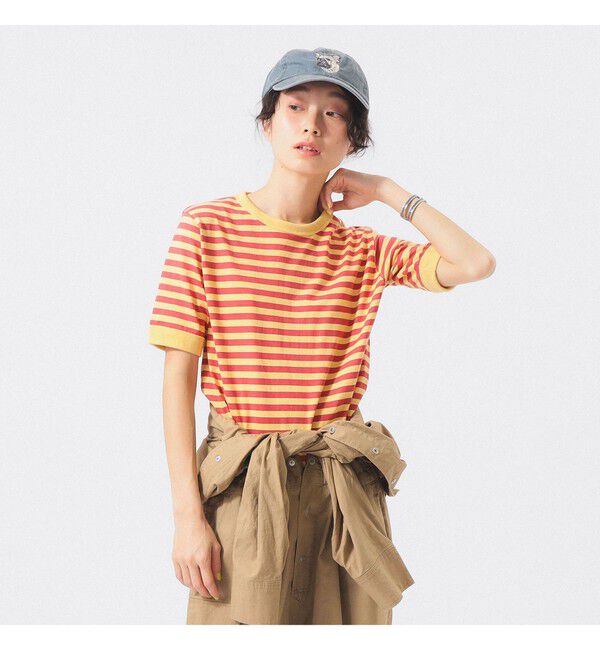 BEAMSBOY「ボーダー バインダー ショートスリーブ Tシャツ」|Tシャツ・カットソー|