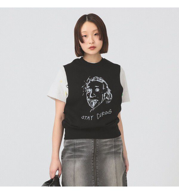 Ray BEAMS 「【別注】PENNY / Print Vest」|ベスト・ジレ|BLACK