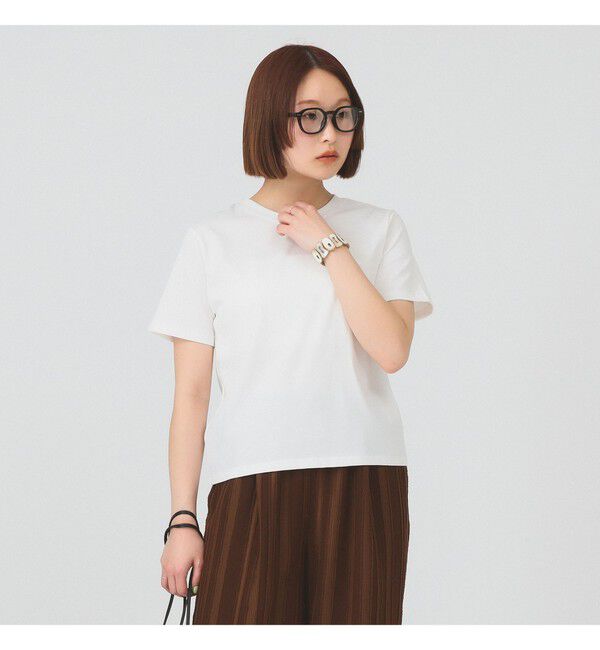 Ray BEAMS 「ベーシック クルーネック Tシャツ」|Tシャツ・カットソー|WHITE