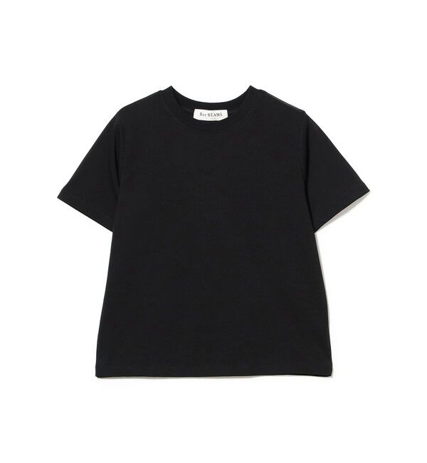 Ray BEAMS 「ベーシック クルーネック Tシャツ」|Tシャツ・カットソー|BLACK