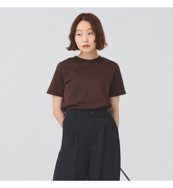 Ray BEAMS 「ベーシック クルーネック Tシャツ」|Tシャツ・カットソー|BROWN