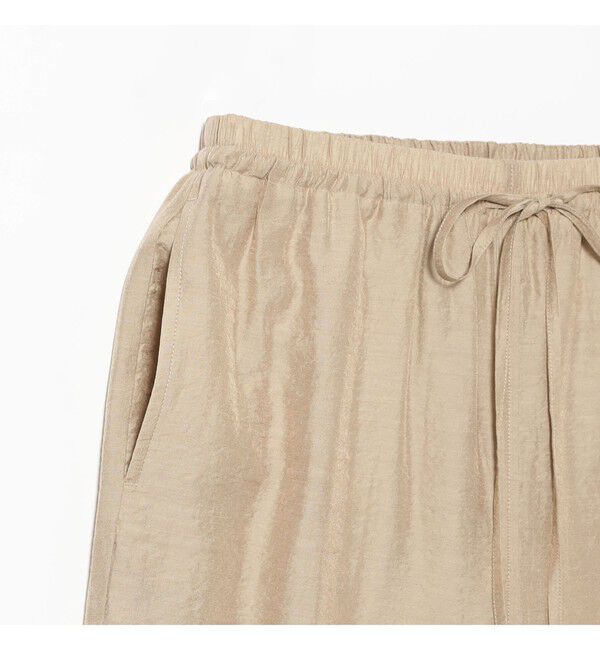 Demi-Luxe BEAMS 「レーヨンリネン ドロスト イージーパンツ」|チノ|