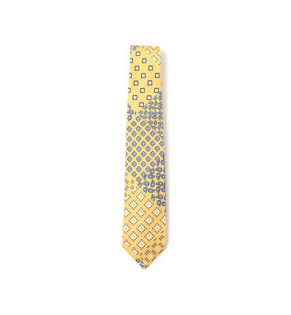 BEAMS PLUS「BEAMS PLUS / Silk Tie Paisley*Geometric Print」|ネクタイ・蝶ネクタイ|YELLOW