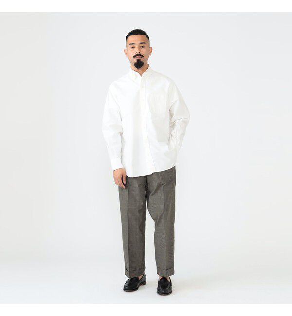BEAMS PLUS「BEAMS PLUS / アメリカン オックスフォード ボタンダウン シャツ クラシックフィット」|シャツ・ブラウス|