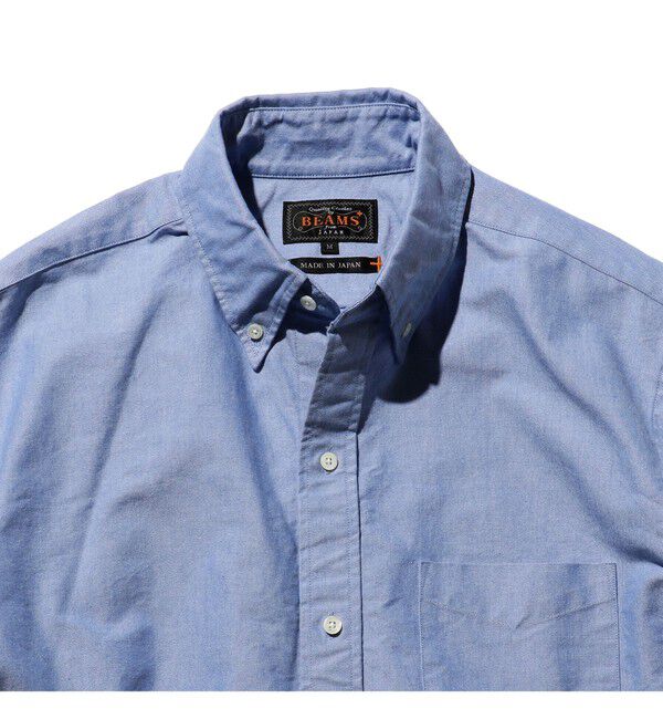 BEAMS PLUS「BEAMS PLUS / アメリカン オックスフォード ボタンダウン シャツ クラシックフィット」|シャツ・ブラウス|