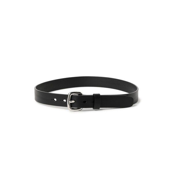 BEAMS PLUS「ARTS & CRAFTS / Thick Buckle Belt」|ベルト|BLACK