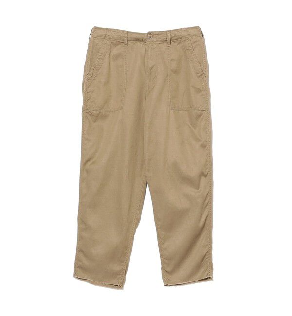 BEAMS「カットオフ ベイカーパンツ 【リラックスフィット】」|チノ|