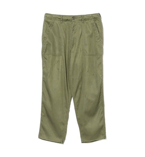 BEAMS「カットオフ ベイカーパンツ 【リラックスフィット】」|チノ|