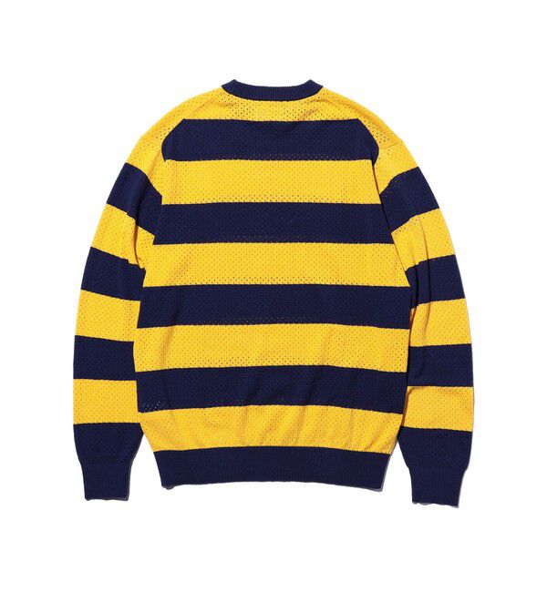 BEAMS PLUS「Crew Rugger Stripe」|ニット・セーター|