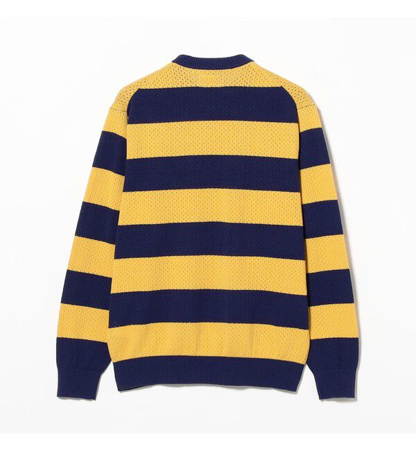 BEAMS PLUS「Crew Rugger Stripe」|ニット・セーター|