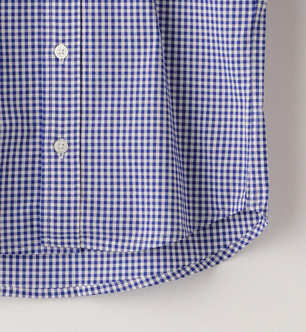 SHIPS KIDS「SHIPS KIDS:ギンガム クレリック レギュラーカラー シャツ(100～130cm)」|シャツ・ブラウス|