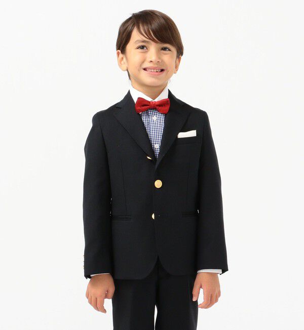 SHIPS KIDS「SHIPS KIDS:ギンガム クレリック レギュラーカラー シャツ(100～130cm)」|シャツ・ブラウス|