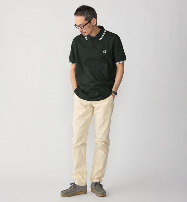 SHIPS「SHIPS:〈抗菌加工〉japan quality カラー テーパード スリム チノパンツ」|チノ|