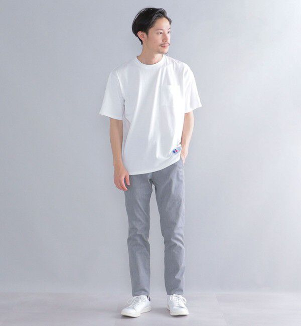 SHIPS「SHIPS:〈抗菌加工〉japan quality カラー テーパード スリム チノパンツ」|チノ|